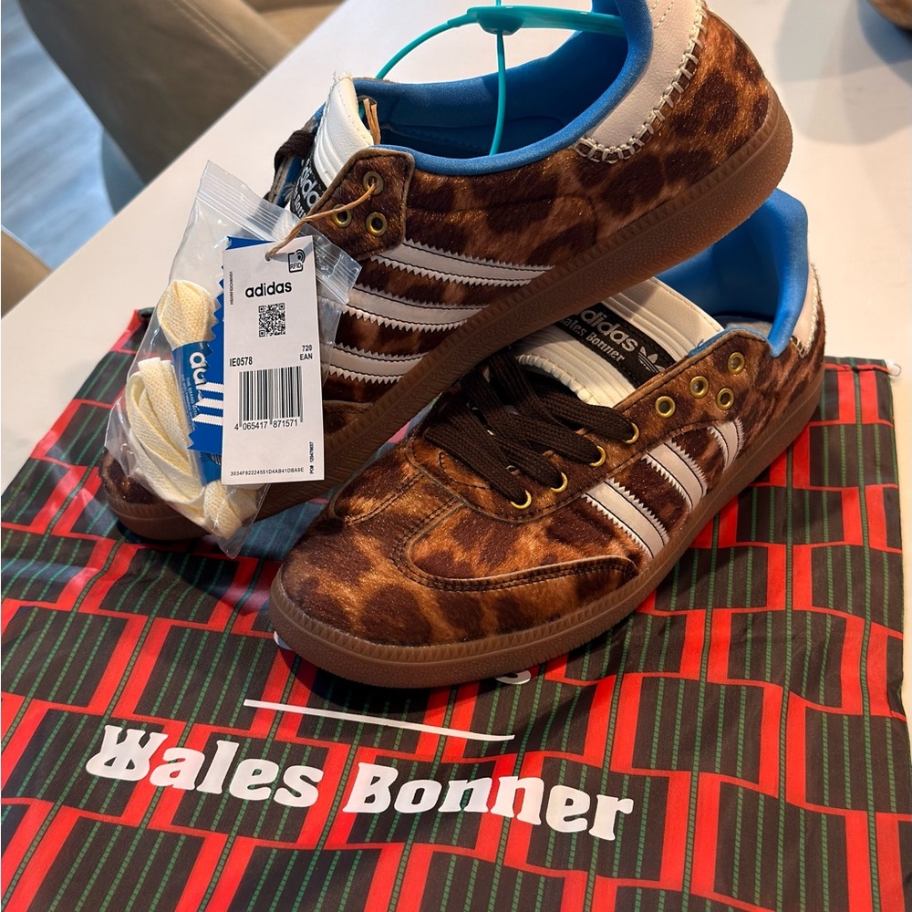 Adidas Wales Bonner - Leopard Print Sneakers